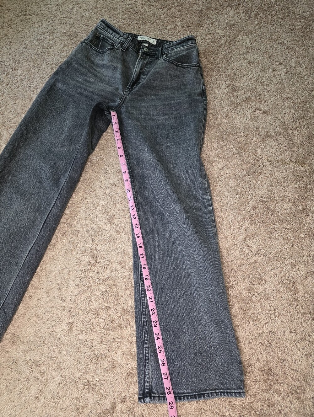 Abercrombie & Fitch Women's 90's Relaxed High Rise Jeans Size 27/4 - Picture 7 of 9